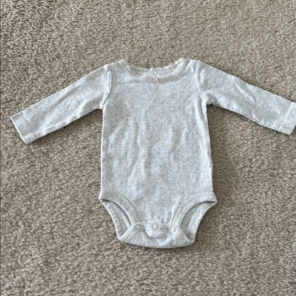 Carter's Purple, Teal, Gray, and White Bodysuit Set 3 Mos.